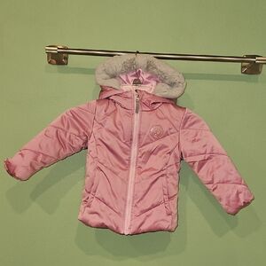 Chic Pink Hooded Jacket
